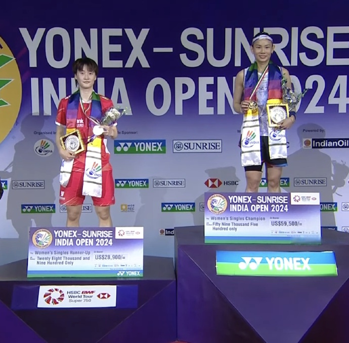 印度羽毛球队逆转丹麦羽毛球队，戴资颖送出助攻