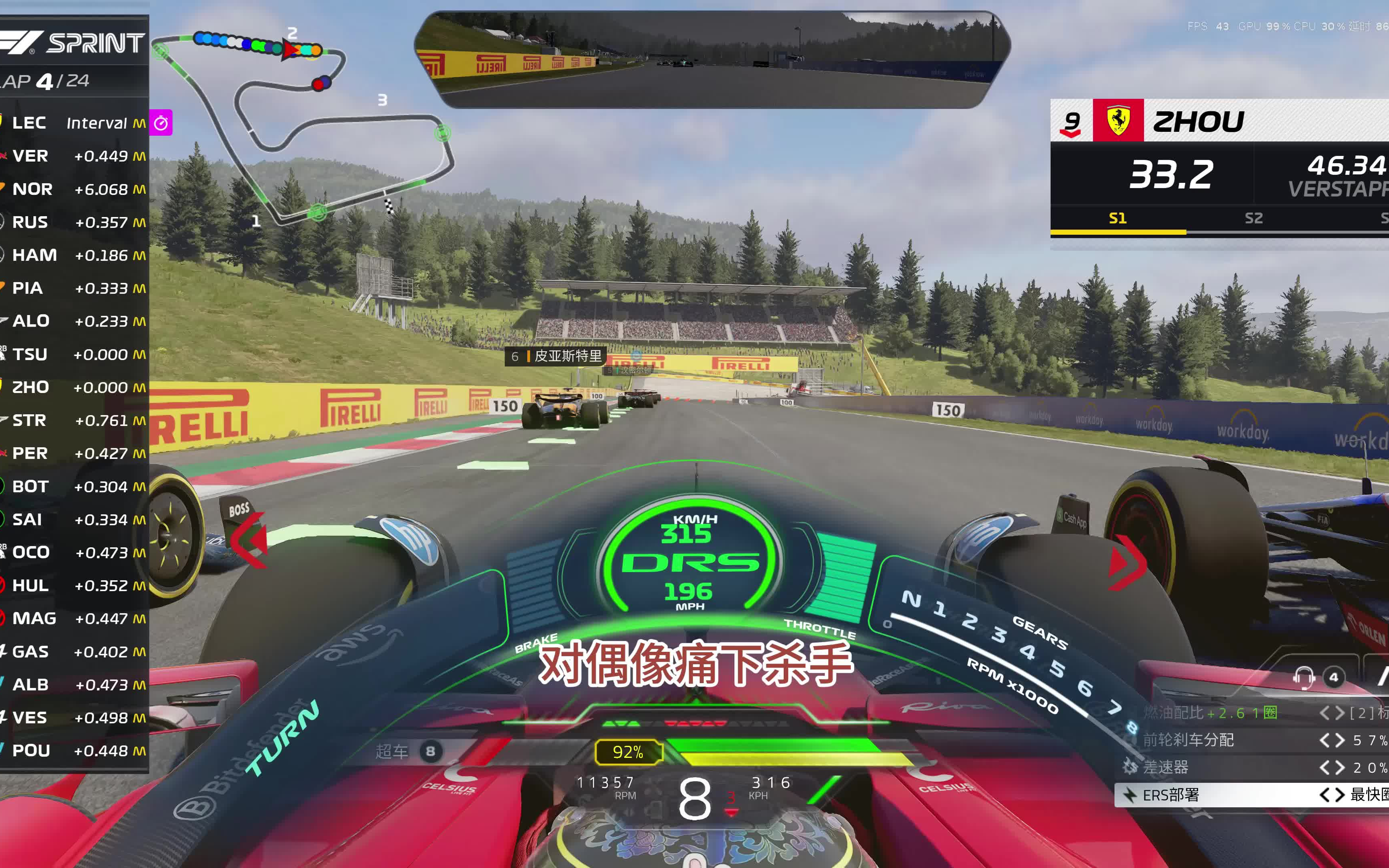 红牛车队翻盘梅赛德斯，周冠宇扛起全队